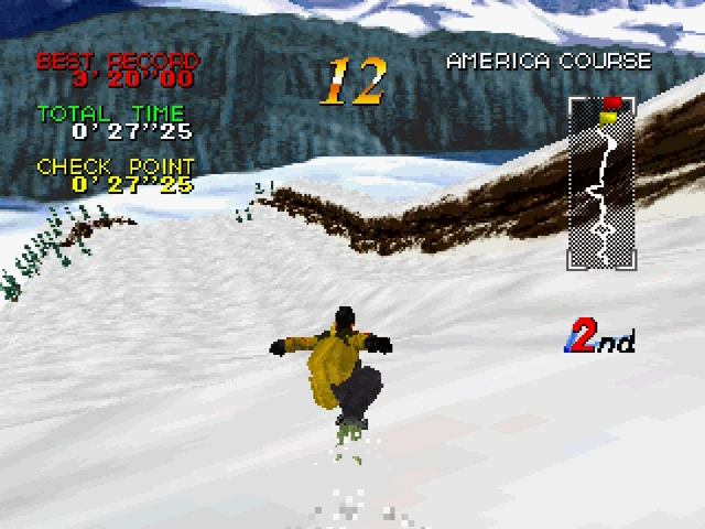 Zap Snowboarding Trix screenshot 4 for Sega Saturn